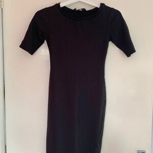 New Look Classic Black Midi Dress